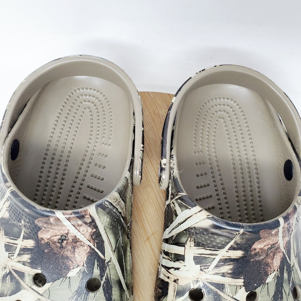 Crocs Classic Realtree Sandals Womens 9 Camo Clog Slip On Water Shoes Boys Kids - Picture 5 of 12